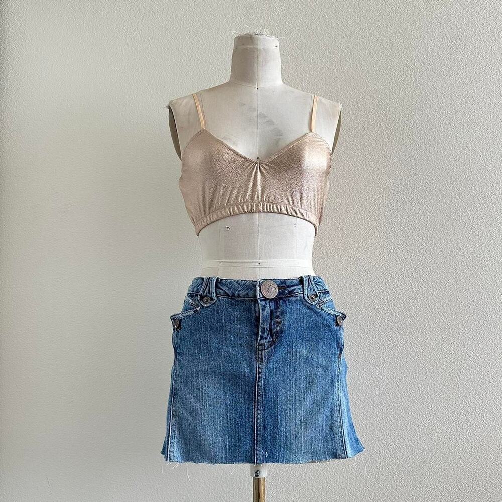 handmade champagne bralette